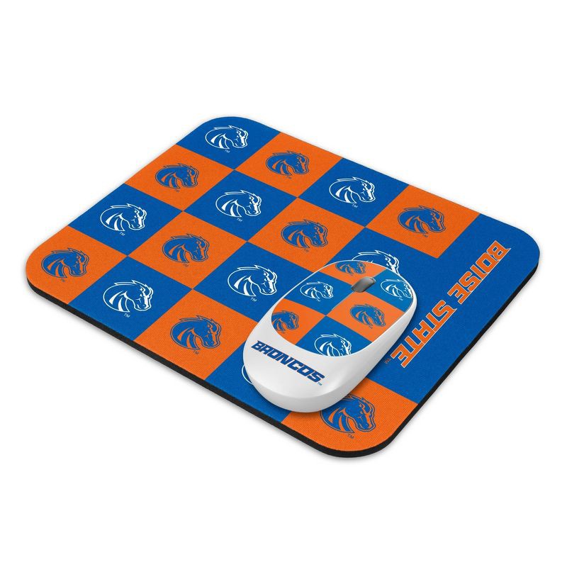 slide 1 of 3, NCAA Boise State Broncos Mouse and Mousepad Set: USB-A Wireless Technology, 1 ct