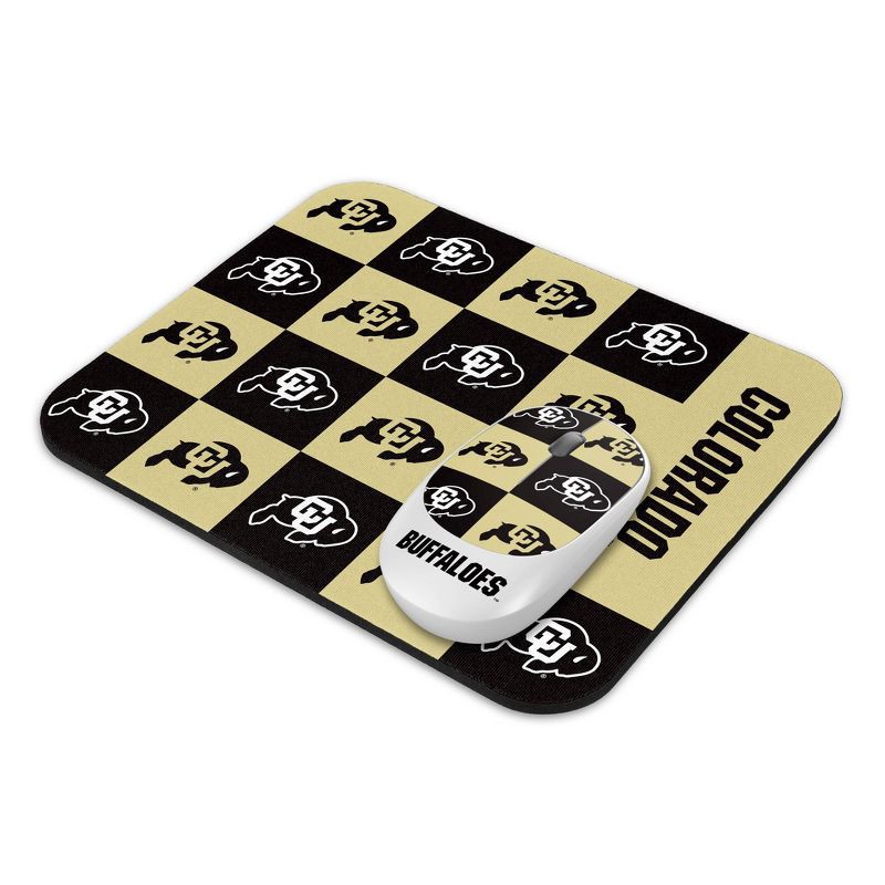 slide 1 of 3, NCAA Colorado Buffaloes Mouse and Mousepad Set: USB-A Wireless Technology, 1 ct