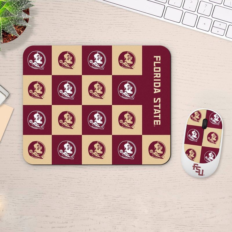slide 2 of 3, NCAA Florida State Seminoles Mouse and Mousepad Set: USB-A Wireless Radio Frequency, 1 ct