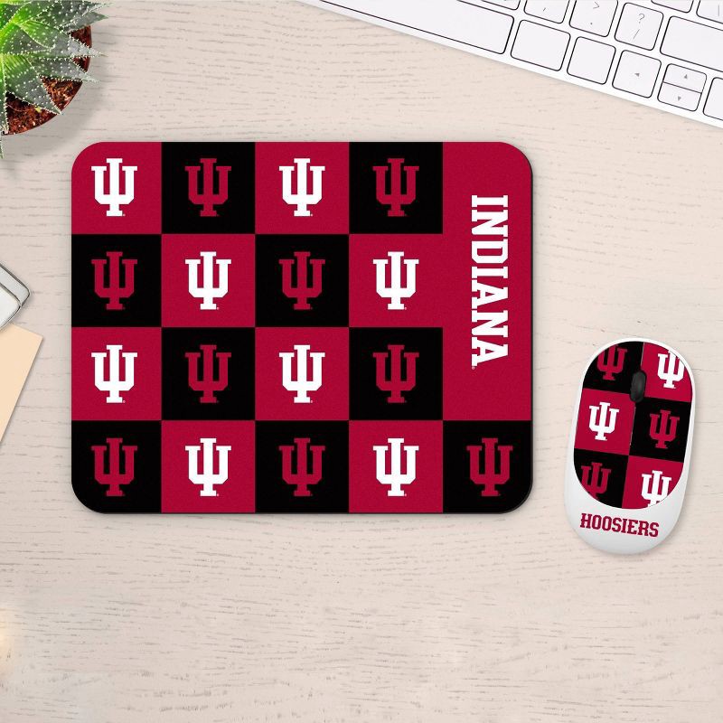 slide 2 of 3, NCAA Indiana Hoosiers Mouse and Mousepad Set: USB-A Connection, Radio Frequency, 1 ct
