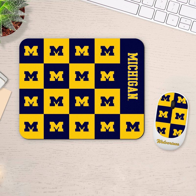 slide 2 of 3, NCAA Michigan Wolverines Mouse and Mousepad Set: USB-A Wireless Technology, 1 ct