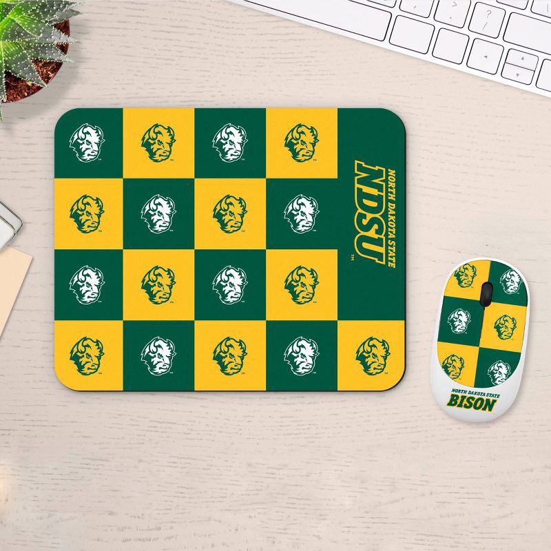 slide 2 of 3, NCAA North Dakota State Bison Mouse and Mousepad Set: USB-A, Radio Frequency, Home Use, 1 ct