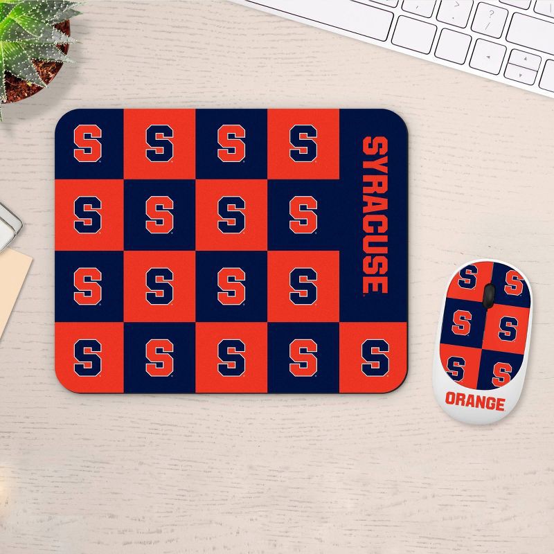 slide 2 of 3, NCAA Syracuse Orange Mouse and Mousepad Set: USB-A Connection, Radio Frequency Wireless, 1 ct