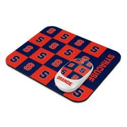 NCAA Syracuse Orange Mouse and Mousepad Set: USB-A Connection, Radio Frequency Wireless