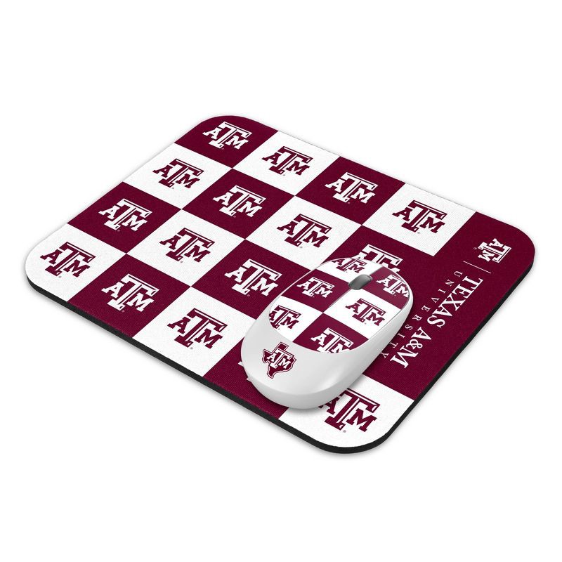 slide 1 of 3, NCAA Texas A&M Aggies Mouse and Mousepad Set: USB-A Wireless for Home Use, 1 ct