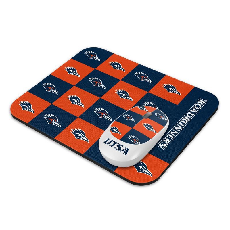 slide 1 of 3, NCAA UTSA Roadrunners Mouse and Mousepad Set: USB-A, Radio Frequency, Home Use, 1 ct