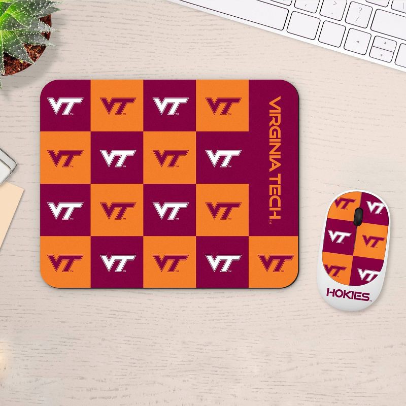 slide 2 of 3, NCAA Virginia Tech Hokies Mouse and Mousepad Set: USB-A Connection, Radio Frequency, 1 ct