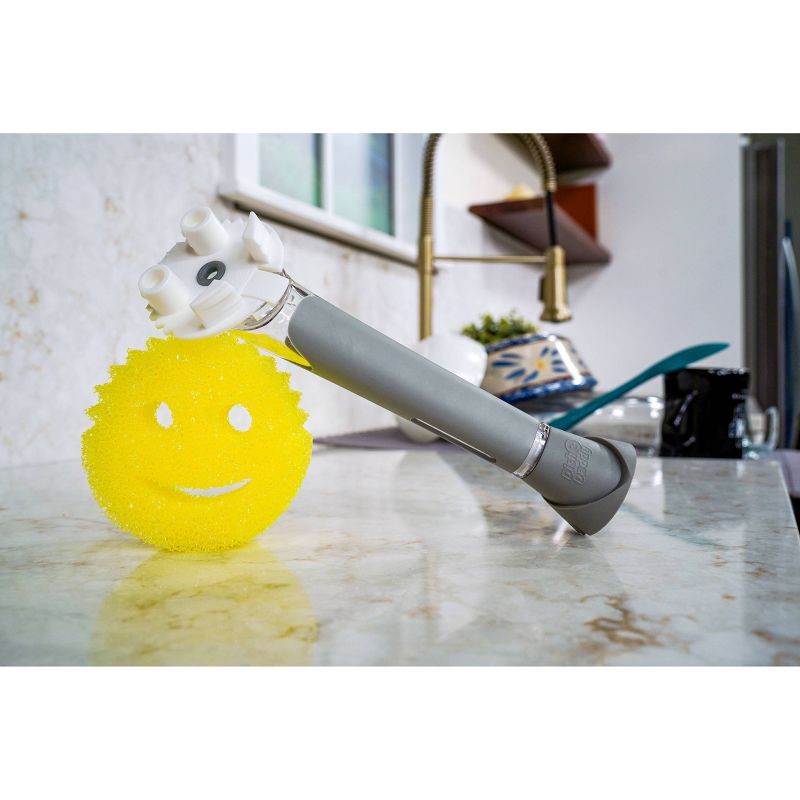 slide 4 of 9, Scrub Daddy Dish Daddy Converter Plate Dishwand with Sponge, 1 ct