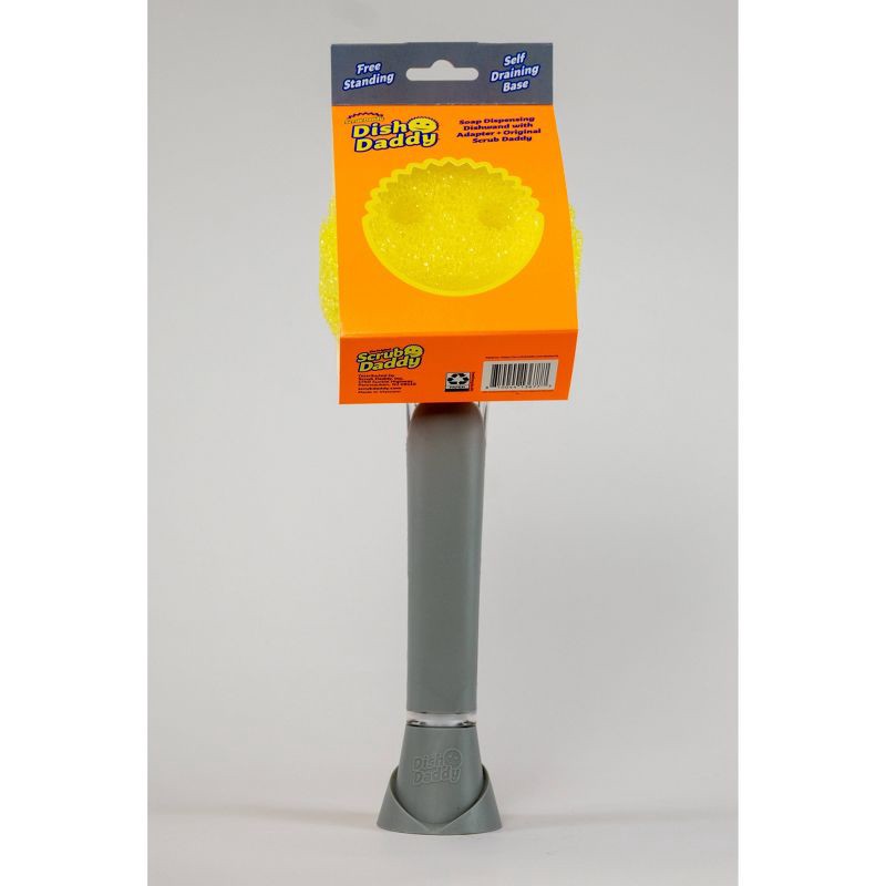 slide 1 of 9, Scrub Daddy Dish Daddy Converter Plate Dishwand with Sponge, 1 ct