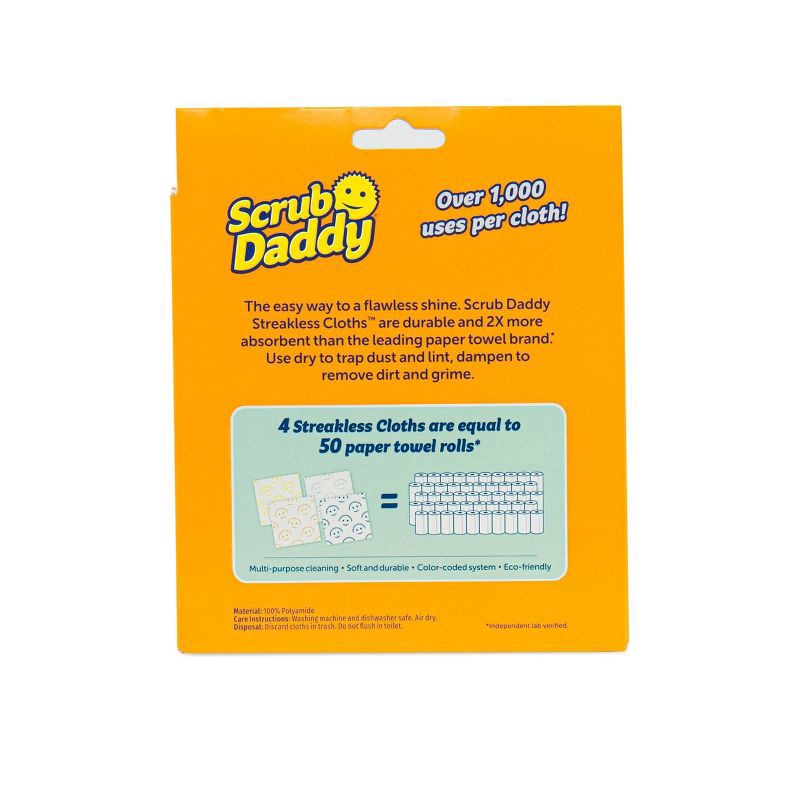 slide 2 of 6, Scrub Daddy Streakless Cloth, 1 ct