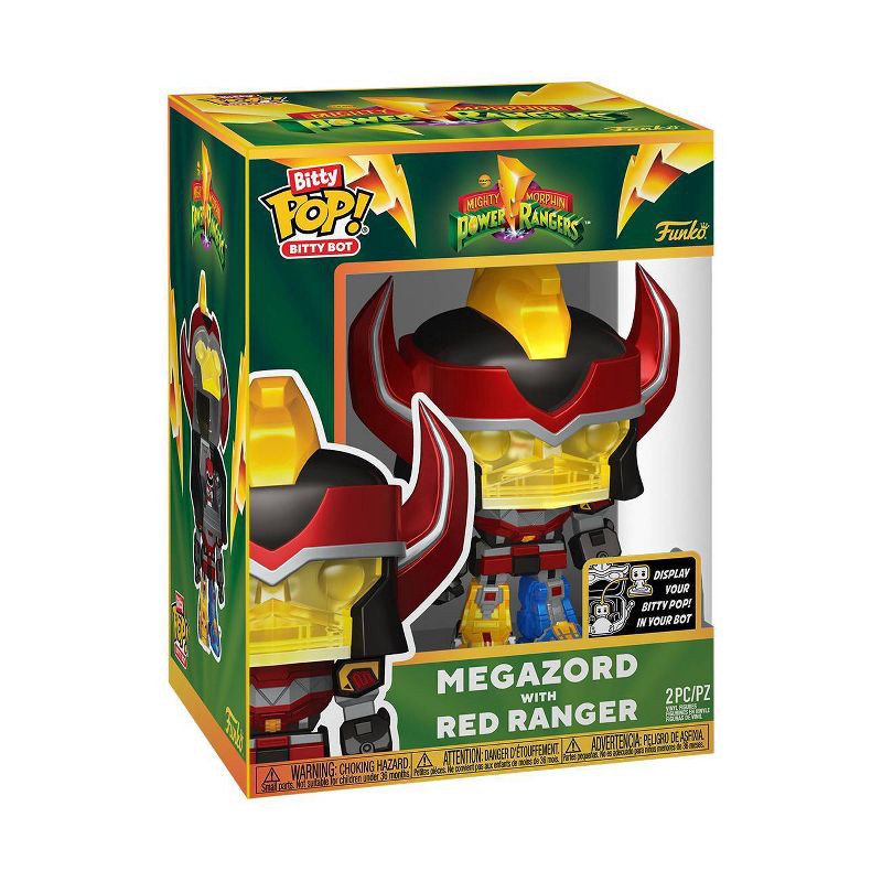 slide 3 of 4, Funko Bitty POP! Bots: PR Megazord Figure, 1 ct