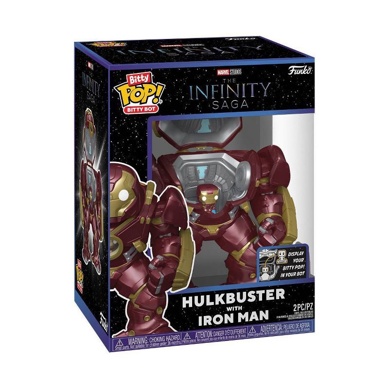 slide 3 of 4, Funko Bitty POP! Bots: Marvel Hulkbuster Figure, 1 ct