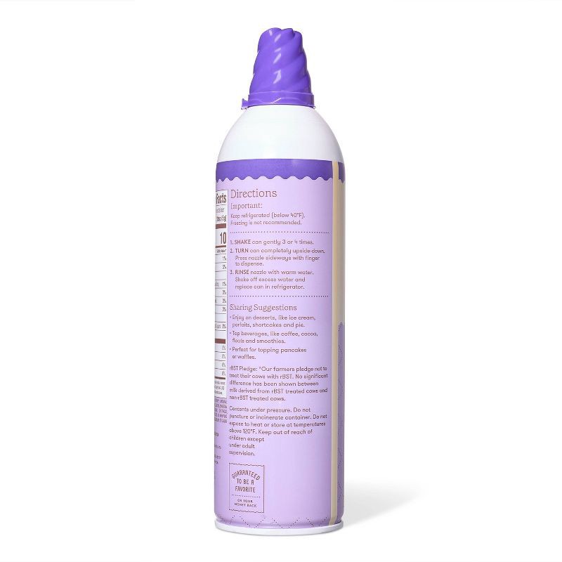 slide 3 of 4, Zero Sugar Whipped Dairy Topping - 13oz - Favorite Day™, 13 oz