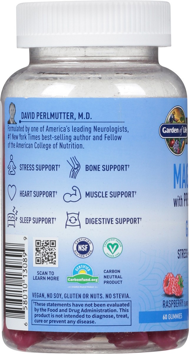 slide 7 of 9, Garden of Life Magnesium With Pre & Probiotics Gummies, 1 ct