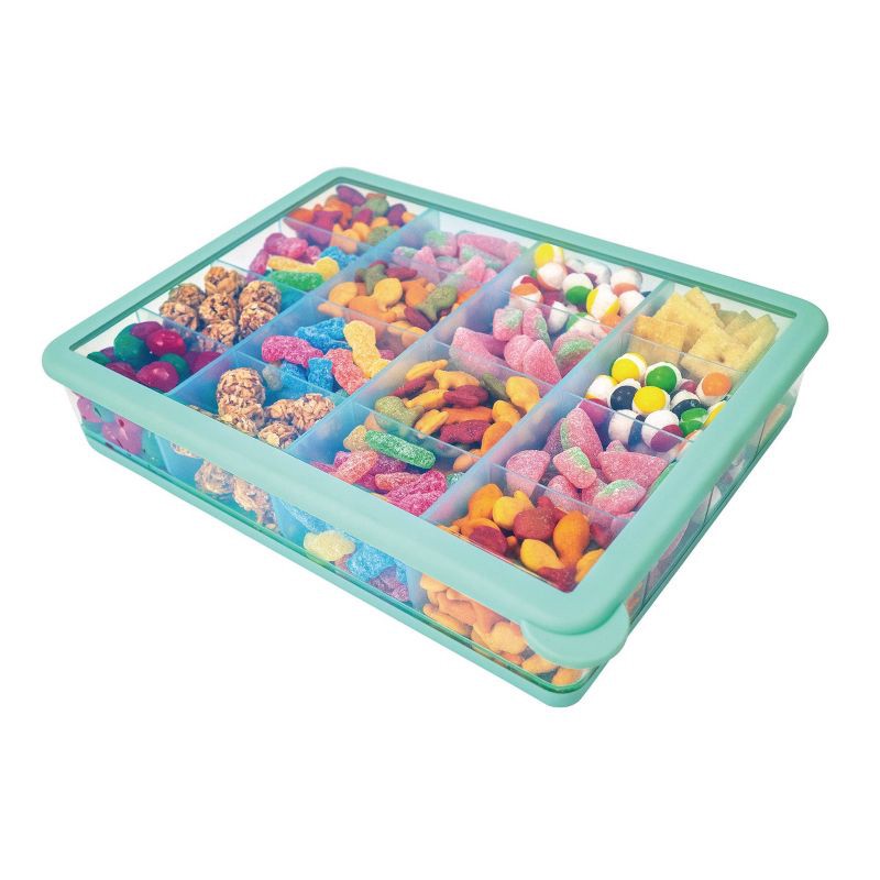 slide 4 of 5, Cook With Color Snack Box with Picks Green, 1 ct