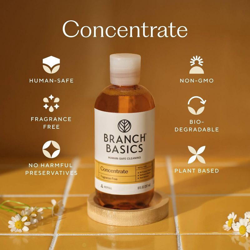 slide 4 of 11, Branch Basics Fragrance-Free Concentrate Cleaner - 8oz, 8 oz