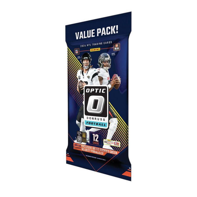 slide 2 of 3, 2024 Panini NFL Donruss Optic Football Trading Card Value Pack, 1 ct