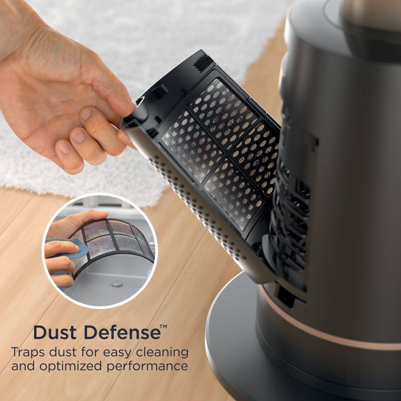 slide 13 of 13, Shark TurboBlade Ultra-Powerful Bladeless Tower Fan, High-Performance Cooling Upto 80ft TF202S, 80 ft