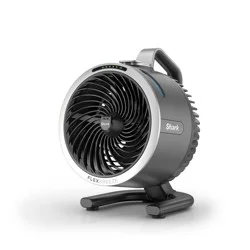Shark FlexBreeze HydroGo Portable Fan with Indoor and Outdoor Mist Long Lasting Battery 5 Speeds Gray FA052