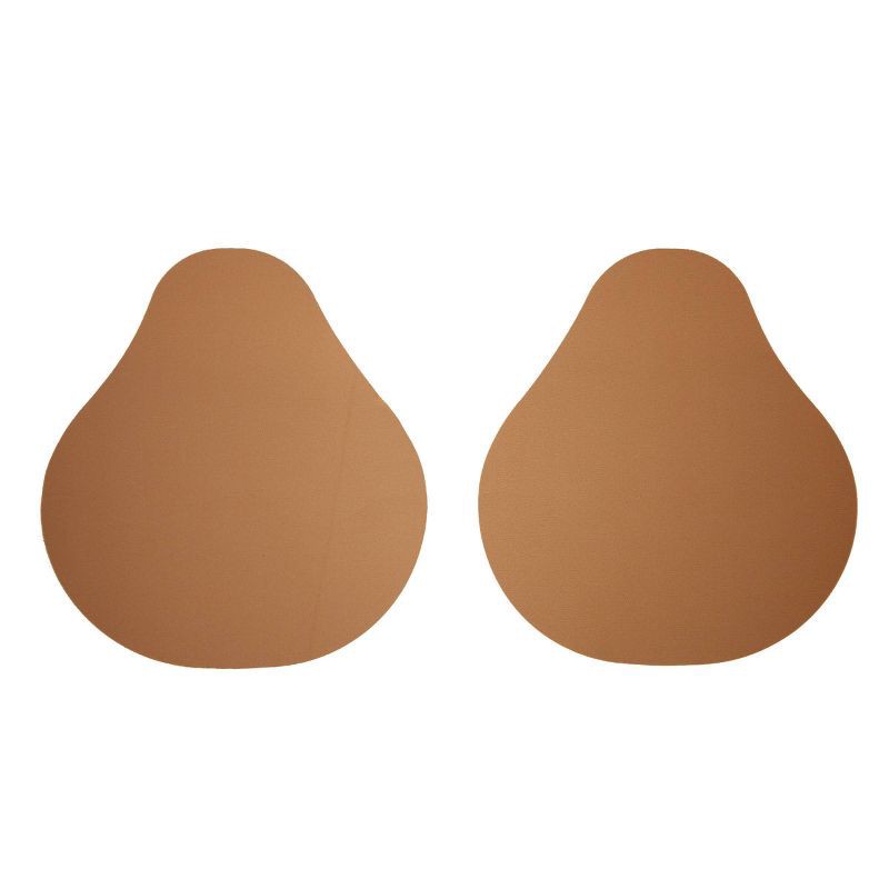 slide 3 of 3, Fashion Forms Women's Tape N Shape Adhesive Bra - Beige A/B: Seamless Polyester Spandex Blend, Opaque, 1 ct
