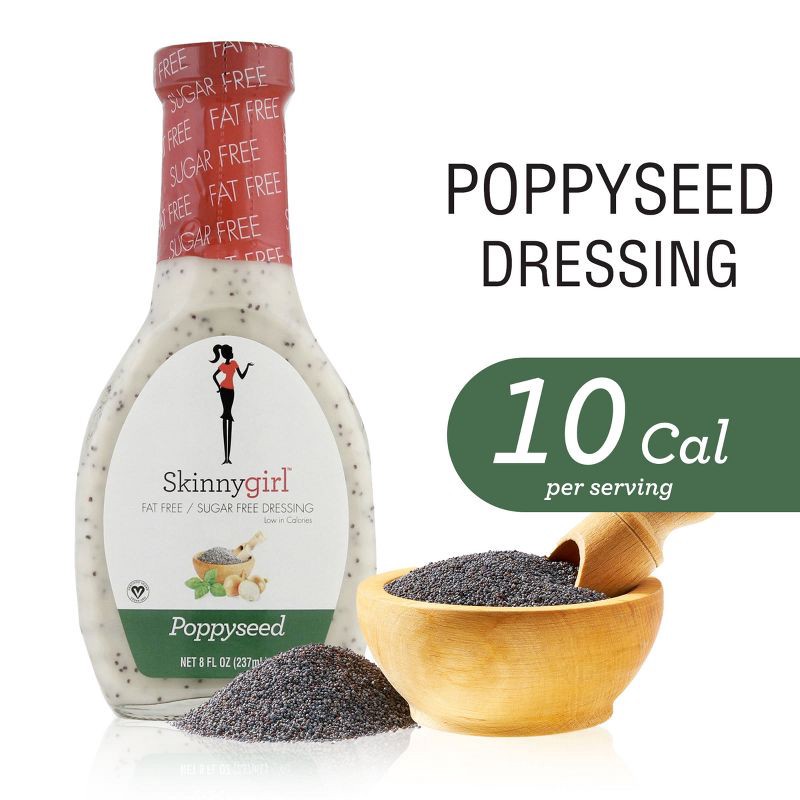 slide 3 of 13, Skinnygirl Gluten-Free Poppyseed Dressing - 8 fl oz, 8 fl oz