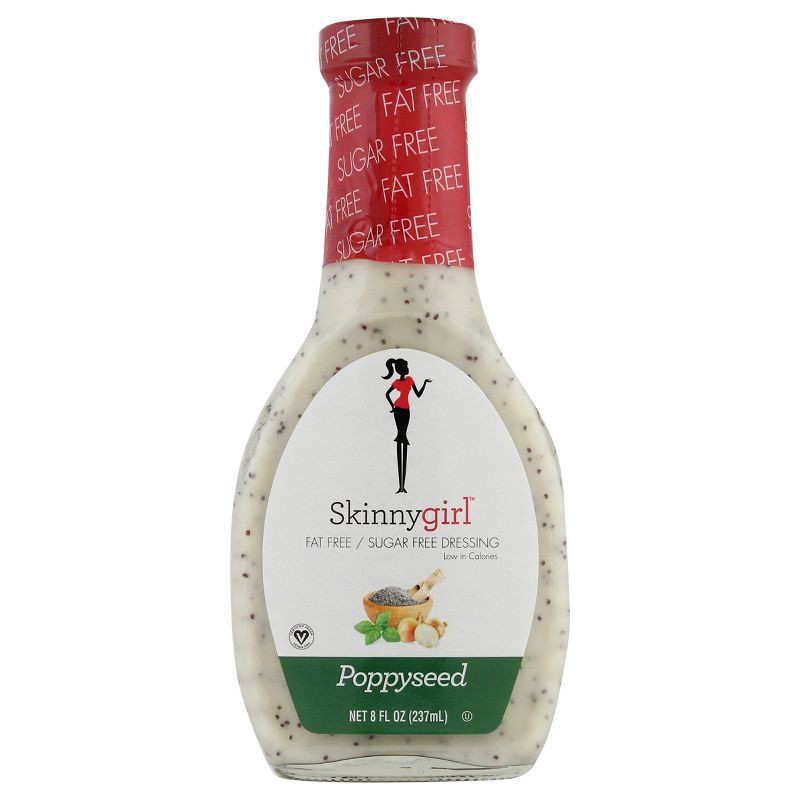 slide 1 of 13, Skinnygirl Gluten-Free Poppyseed Dressing - 8 fl oz, 8 fl oz
