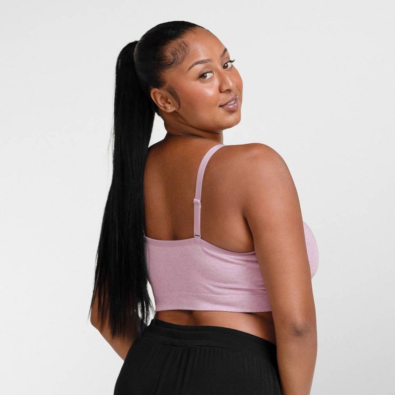 slide 3 of 11, kindred by Kindred Bravely Women's Hands-Free Pumping Lounge & Sleep Bra - Mauve XL, 1 ct