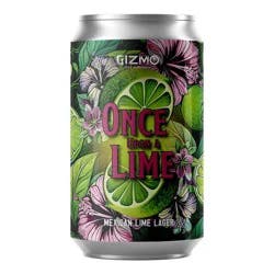 Gizmo Brew Works Once Upon A Lime Lager Beer - 6pk/12 fl oz Cans