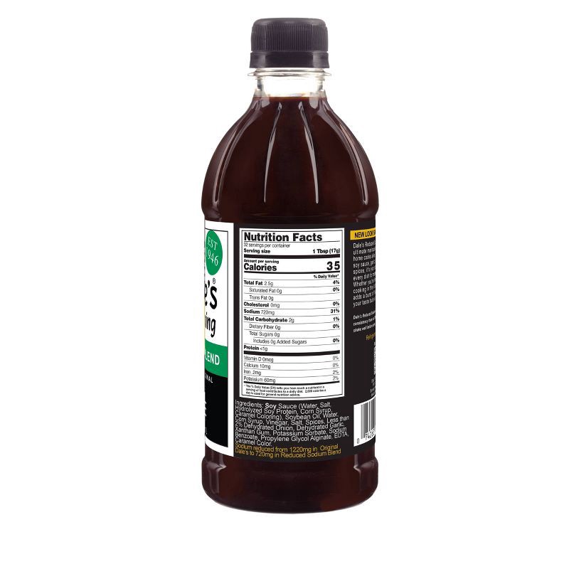 slide 3 of 3, Dale's Seasoning Reduced Sodium - 16oz, 16 oz