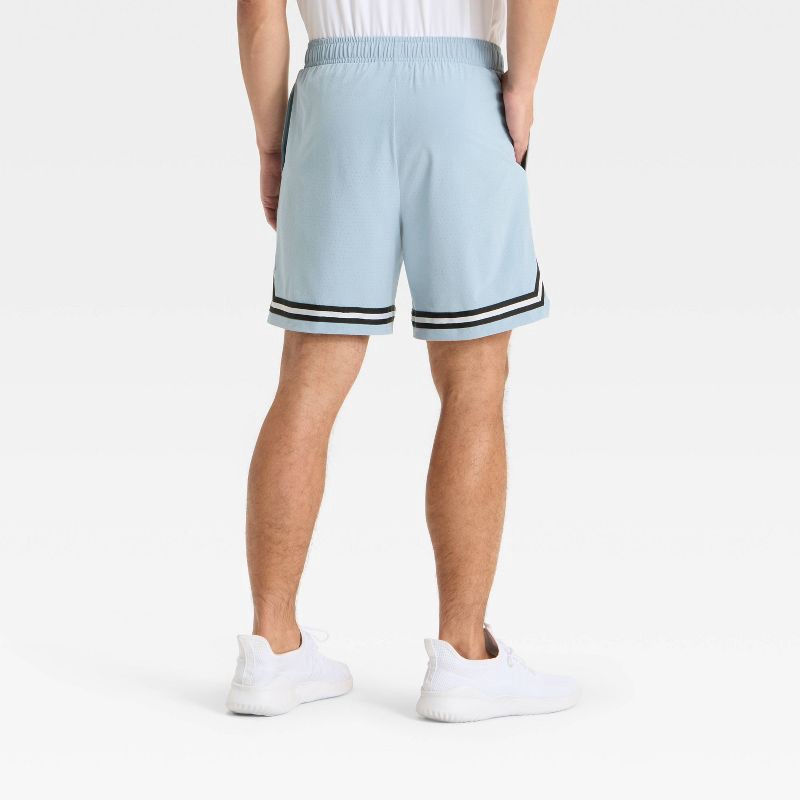 slide 2 of 3, Men's Basketball Shorts 7" - All In Motion™ Light Blue M, 1 ct