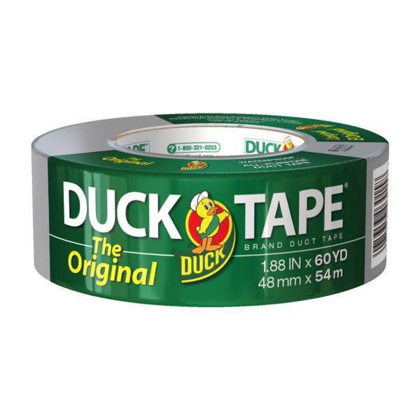 slide 1 of 13, Duck 60 yd The Original Duck Brand Duct Tape Silver, 60 yd