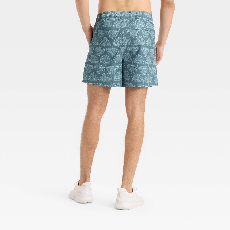 slide 2 of 3, Men's Hybrid Shorts 6" - All In Motion™ Blue M, 1 ct