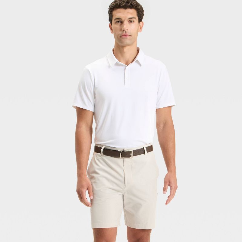 slide 3 of 3, Men's Golf Shorts 7" - All In Motion™ Beige 34, 1 ct