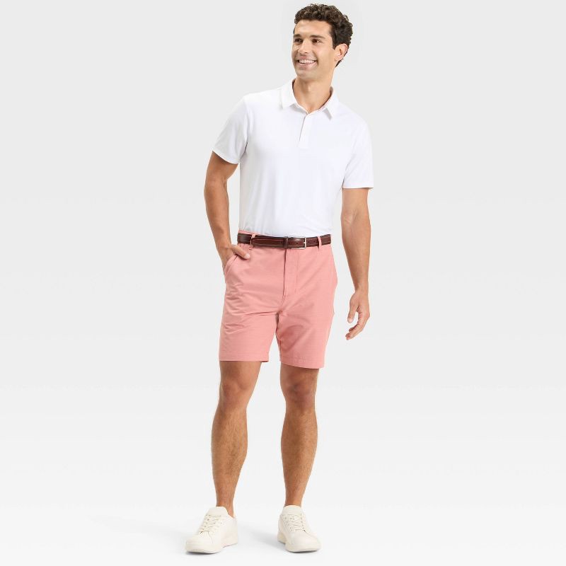 slide 3 of 3, Men's Golf Shorts 7" - All In Motion™ Mauve 38, 1 ct