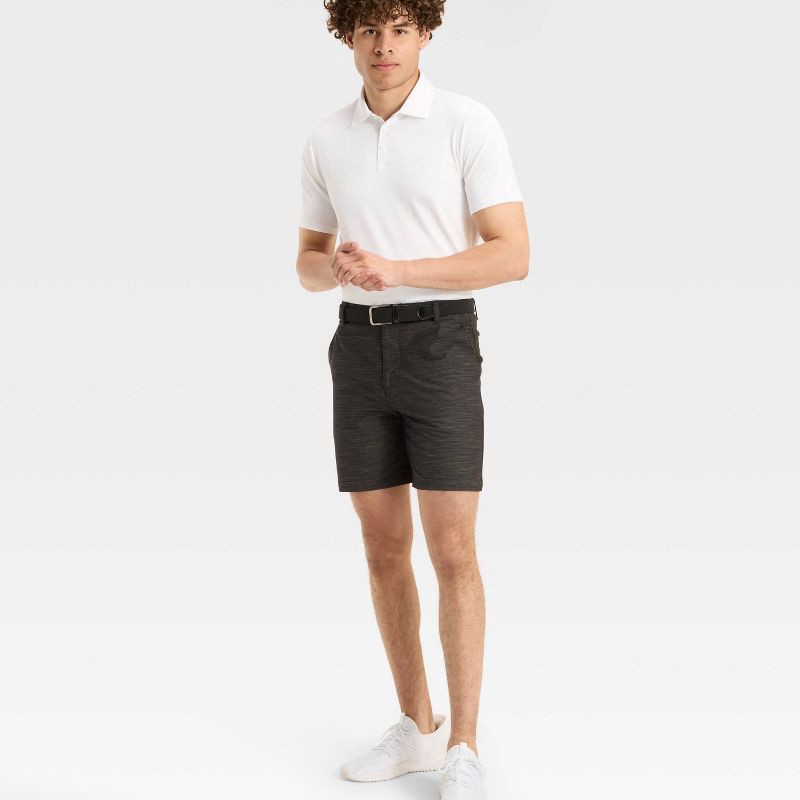 slide 3 of 3, Men's Golf Shorts 7" - All In Motion™ Black 32, 1 ct