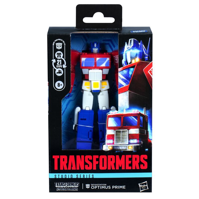 slide 4 of 5, Transformers Studio Series Deluxe Class Transformers Devastation Optimus Prime Action Figure, 1 ct