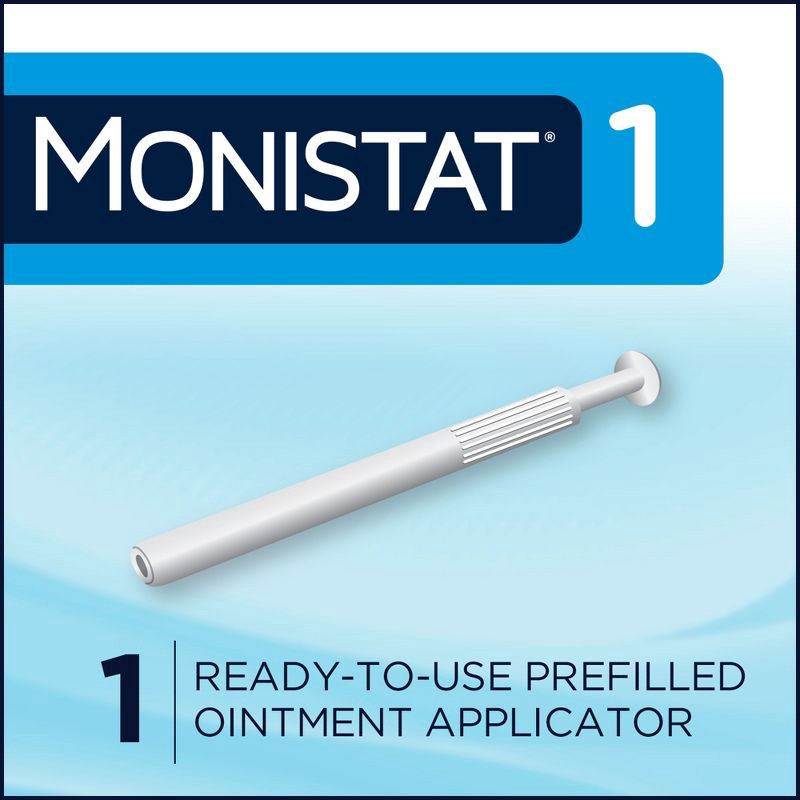 slide 3 of 9, Monistat 1-Dose Yeast Infection Treatment, Prefilled Antifungal Applicator - 0.16oz, 0.16 oz