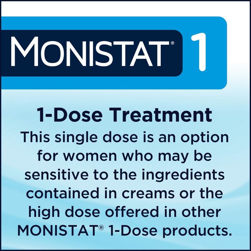 slide 4 of 9, Monistat 1-Dose Yeast Infection Treatment, Prefilled Antifungal Applicator - 0.16oz, 0.16 oz