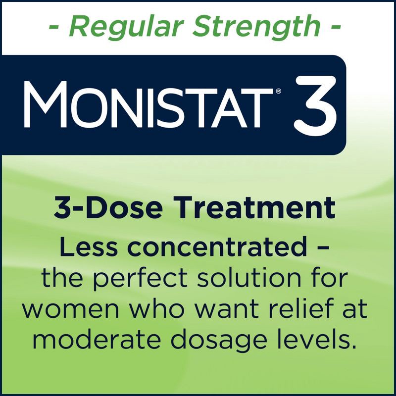 slide 4 of 9, Monistat 3-Dose Yeast Infection Treatment 3 Prefilled Applicators & External Itch Cream, 1 ct