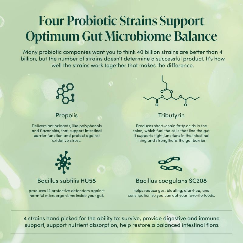 slide 2 of 5, Beekeepers Naturals Digestive Propolis Complete Gut Health Capsules - 28ct, 28 ct