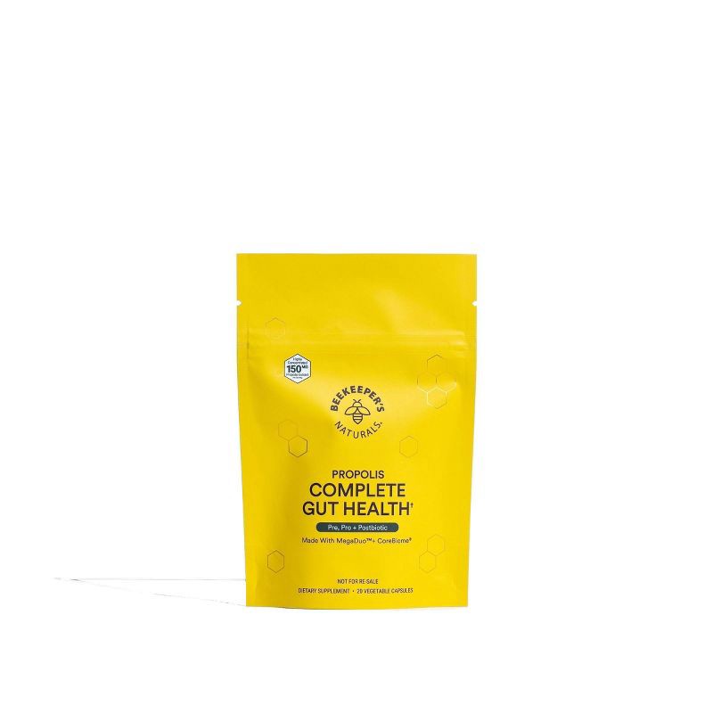 slide 1 of 5, Beekeepers Naturals Digestive Propolis Complete Gut Health Capsules - 28ct, 28 ct