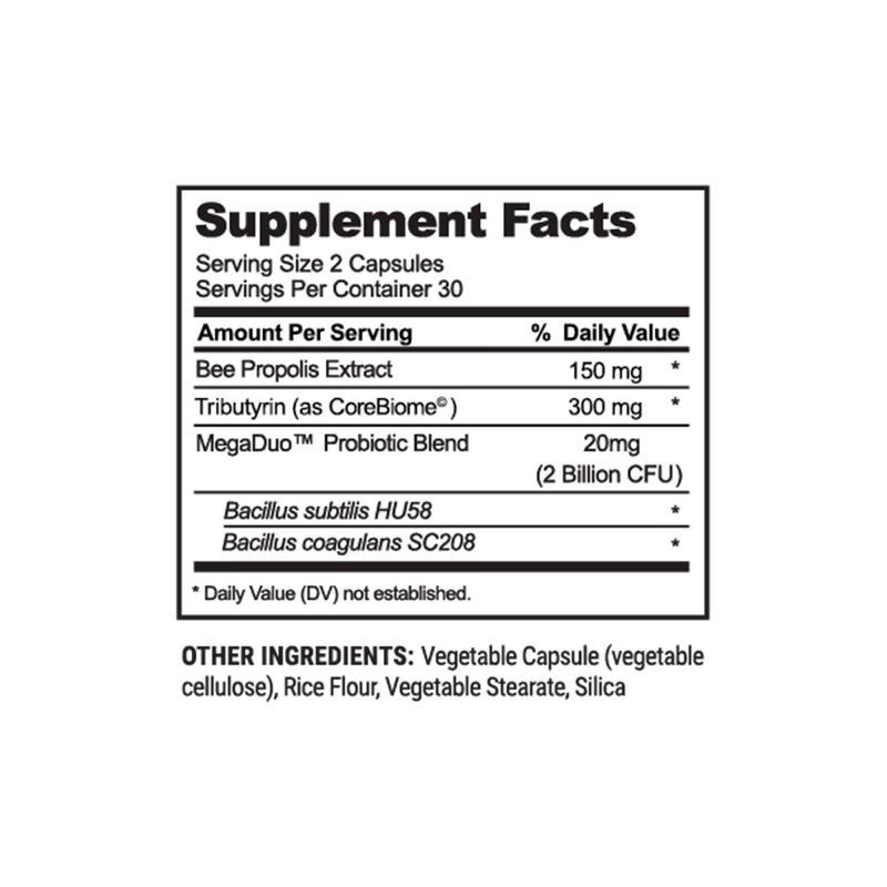 slide 4 of 5, Beekeepers Naturals Digestive Propolis Complete Gut Health Capsules - 28ct, 28 ct