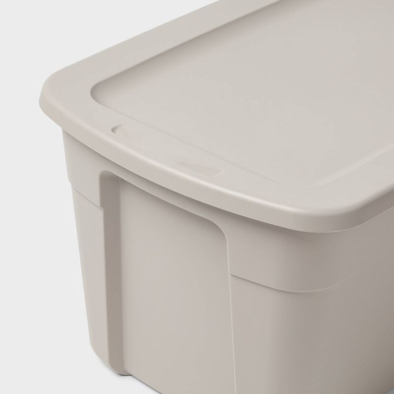 slide 3 of 4, 30gal Storage Tote Gray - Brightroom™, 30 gal