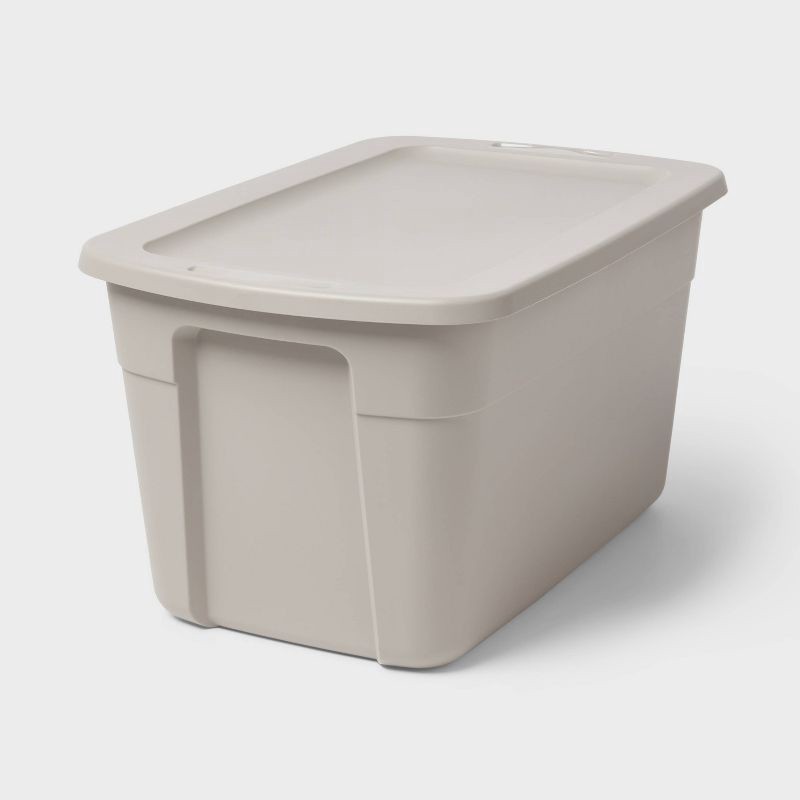 slide 1 of 4, 30gal Storage Tote Gray - Brightroom™, 30 gal