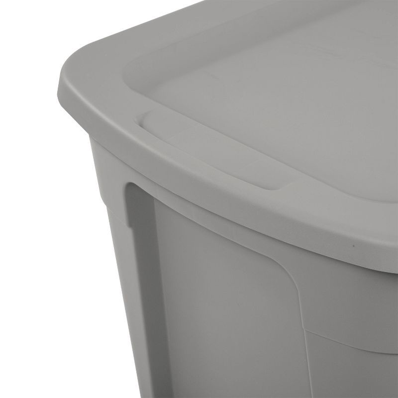 slide 3 of 9, 18gal Non-Latching Storage Tote Gray - Brightroom™, 18 gal
