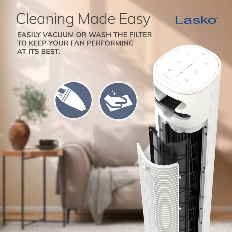 slide 5 of 14, Lasko 40" 12H Timer Remote Control Oscillating Tower Fan, 1 ct