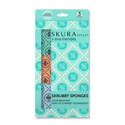 Skura Style x Eva Mendes Skrubby Sponges – 3pk: Polyurethane Foam