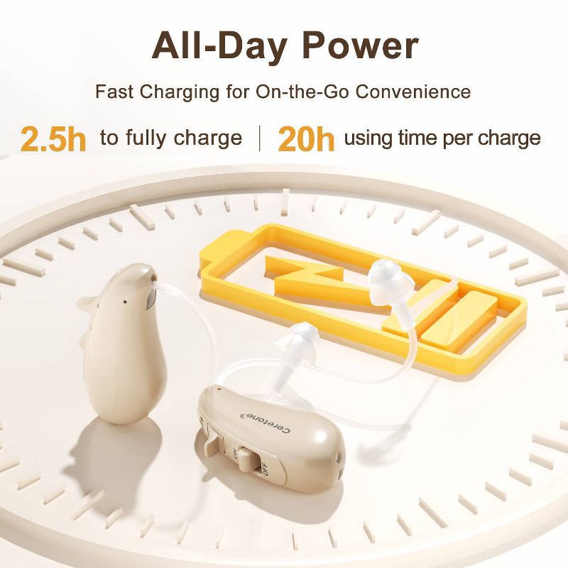 slide 10 of 15, Ceretone OTC Hearing Aids - Solid, 1 ct