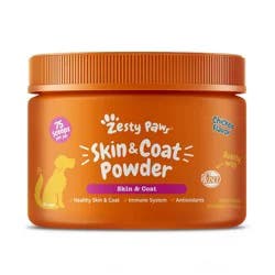 Zesty Paws Skin & Coat Unflavored Vitamin and Supplements Powder - 150g