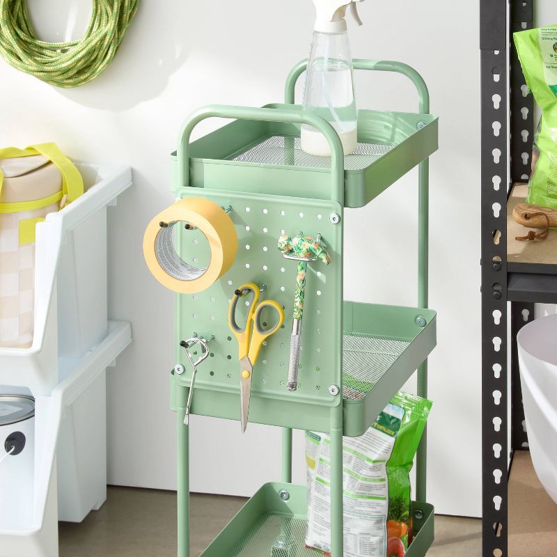 slide 2 of 3, 16ct Pegboard Hooks Kit - Brightroom™, 16 ct